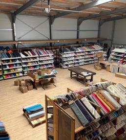 Die neue Leinen Lodge während des Umzugs